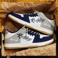 ᵀᴴᴱ ˢᴴᴼᴱˢ ᴺᴱᵂ ⬥︎ Giày Thể Thao Nam Sườn Phối Chữ Thắt Dây Thừng Siêu Đẹp mã H107 Thời Trang Dễ Phối Đồ Phong Cách Trẻ Tr