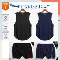 [ 𝐂𝐎𝐌𝐁𝐎 𝐄𝐂𝐇𝐓 ] Bộ Quần Áo thể thao nam, tập gym, chơi thể thao, chạy bộ, mặc ở nhà chất vải Cotton Thái co giãn