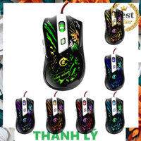 ⭐ ⭐ ⭐  Chuột chơi game, chuột máy tính có dây A905 LED RGB độ nhậy 2400dpi Độ Chính Xác Cao cho máy tính laptop