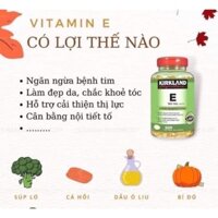 𝐕𝐈𝐓𝐀𝐌𝐈𝐍 𝐄 𝐌𝐘̃ Deal giá siêu siêu tốt vitamin E của KIRKLAND Mỹ - lọ 500 viên