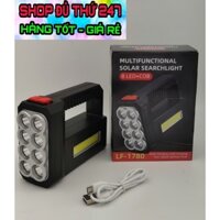 ---Đèn Pin LED cầm tay năng lượng mặt trời pin sạc gắn bên trong Siêu Sáng Công Suất Lớn