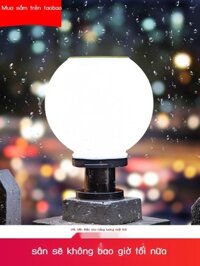 [ 𝐇𝐎𝐓 𝐃𝐄𝐀𝐋] Đèn trụ tròn năng lượng mặt trời, đèn tường sân ngoài trời chống thấm nước, đèn