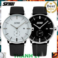 ⭐ ⭐ ⭐  Đồng hồ SKMEI 9099 dây da lịch lãm sang trọng đơn giản classic cổ điển thời trang trẻ trung