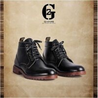 📌 📌 📌 Dr martens Giày da nam Đốc Phượt G2 36 - Tăng chiều cao 6cm - Da Bò Nguyên Tấm ,Đế cao su đúc bảo hành 24 tháng📌 📌