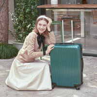 [ 𝐇𝐎𝐓 𝐃𝐄𝐀𝐋] [Full size đồng giá] Vali xe đẩy ELLE dây kéo đa năng bánh xe mã khóa chống va c