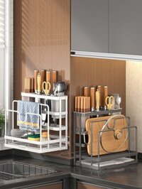 [ 𝐇𝐎𝐓 𝐃𝐄𝐀𝐋] Giá Để Dao Nhà Bếp Đũa Lồng Có Giá Để Đồ Treo Tường Đa Năng Thớt Thớt Dao Tích H