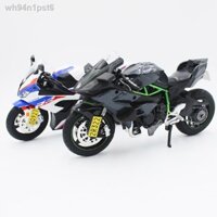 ✜ ✔ [ Giá SIÊU RẺ ]₪◇[Mô hình xe mô tô BMW s1000rr Kawasaki H2R đồ trang trí hợp kim mô phỏng đồ chơi quà tặng sinh nhật