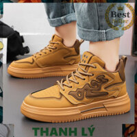 ⭐ ⭐ ⭐ Giày bốt cao cổ nữ CHELSEA BOOT không dây da mềm thời trang phong cách cá tính hot trend kiểu mới đế cao dày 5cm đ