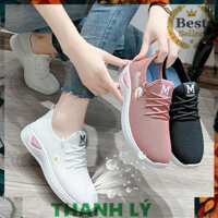 ⭐ ⭐ ⭐ Giày nữ thể thao Fashion cúc Chữ M giá rẻ êm chân mới về thời trang đi bộ thể dục đi học đi chơi dễ phối đồ