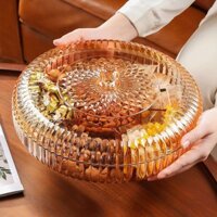 [ 𝐇𝐎𝐓 𝐃𝐄𝐀𝐋] Hộp đựng trái cây sấy khô, đĩa đựng hạt dưa phòng khách gia đình có nắp, đĩa đựn