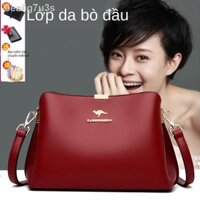 ✕ ❀ ∈ [HOT 2021]0eaiig7u3sTúi xách da bò Kangaroo thật túi mùa hè 2021 tính khí mới của mẹ trung niên đeo vai nữ