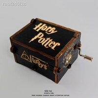 ✐ ▲ ▧ [HOT 2021]Tuyệt vời Erya Harry Potter Hộp nhạc bằng gỗ quay tay Hộp nhạc cổ điển Món quà sinh nhật bạn gái dành ch