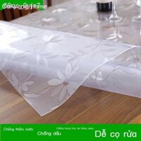 ∈ ☇ ۩ [HOT HIT]▪✾pvc khăn trải bàn mềm thủy tinh thảm nhựa trong suốt chống bong tróc không thấm nước dầu cà phê bảng ph