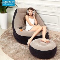 ▤ ♨ ✆ INTEX sofa lười chiếu tatami ban công ghế phòng chờ giải trí phòng ngủ đơn giản sofa bơm hơi đơn lưới phong cách m