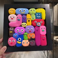 [ 𝐇𝐎𝐓 𝐃𝐄𝐀𝐋] Khung tranh đất sét giống như Xiaohongshu, túi biểu tượng cảm xúc đất sét siêu n