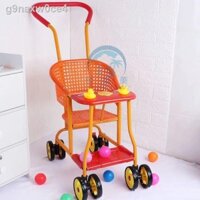 ▤ [ 𝐇𝐎𝐓 𝐃𝐄𝐀𝐋]Mùa Hè Xe Đẩy Cho Bé Giả Mây Xe Đẩy BB Ghế Mây Đèn Đi Ra Ngoài Gấp Bán Hàng Trực Tiếp