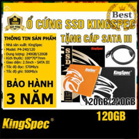 ⭐ ⭐ ⭐ Ổ cứng SSD 120gb KINGSPEC bảo hành 36 tháng nâng cấp tốc độ cho Laptop, Desktop  Chính Hãng-Fullbox-BH 36 Tháng (