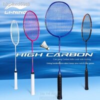 ☑ ☊ ( rẻ mà chất lượng)№☞Vợt cầu lông Li Ning Lining full carbon đánh đơn chống sợi nam nữ sinh viên siêu nhẹ