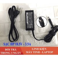 .: 🔲 :. Sạc Laptop HP Chân kim to 18.5V - 3.5A Kèm Dây Nguồn ( Adater HP 18.5V - 3.5A )