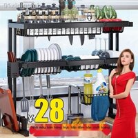 ❁ ❄ ( Sẵn)01xlnlncmbGiá chậu rửa bát inox mặt bàn hồ bơi giá đỡ thoát nước đa năng đĩa để đũa