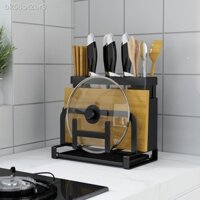 ◊ ♚ ❃ [ Siêu Tiết kiệm]bk58ot2br9[48h giao hàng] Giá treo dao đậm nhà bếp tường thớt đa năng úp xoong nồi lồng đựng đũa
