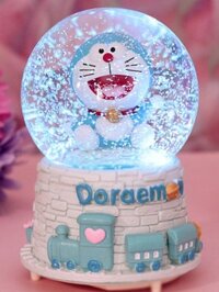 [ 𝐇𝐎𝐓 𝐃𝐄𝐀𝐋] Tuyết Doremon Quả Cầu Pha Lê Hộp Nhạc Doremon Hộp Nhạc Xoay Cậu Bé Món Quà Sinh