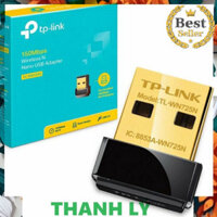 ⭐ ⭐ ⭐ Usb wifi Tp-link WN725N Nano Chuẩn N Tốc Độ 150Mbps - bộ chuyển đổi usb thu bắt sóng wifi cho pc laptop
