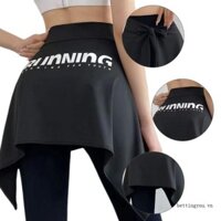 ۞ ۞ * Váy quấn dây buộc quần vợt tập Yoga cho nữ Váy khiêu vũ có dây buộc bất đối xứng