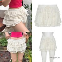 ۞ ۞ * Váy trượt ván Mini xếp ly ren xếp li xếp ly dành cho nữ