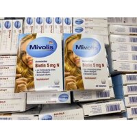 🆘 🆘 🆘 VIÊN UỐNG BIOTIN 5mg MIVOLIS - CỨU TINH CỦA TÓC THƯA, GÃY RỤNG