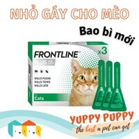 [𝐆𝐢𝐚́ 𝐡𝐮𝐲̉ 𝐝𝐢𝐞̣̂𝐭] Frontline Plus Mèo Thuốc nhỏ gáy phòng trị ve rận cho mèo