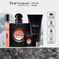 | 𝐕𝐄𝐍𝐓𝐈𝐒𝐇𝐎𝐏.𝟔𝟖 | Combo nước hoa Black Opium 30ml + Lotion 50ml + Mini 7.5ml + Ống 10ml ( tách set )