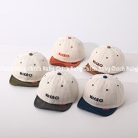 ⛵[𝗛𝗔̀𝗡𝗚 𝗠𝗢̛́𝗜 𝟮𝟬𝟮𝟰] Nón lưỡi trai mềm thêu NICE cho bé trai (50cm - 2-3 tuổi)