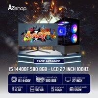 📣  𝐂𝐚𝐬𝐞 𝐀𝐳𝐆𝐚𝐦𝐞𝐫 𝐢𝟓 𝟏4𝟒𝟎𝟎𝐅 𝐕𝐆𝐀 580 8 GB & 27 inch 100HZ  !