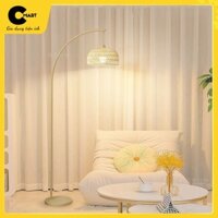 𝐂𝐌𝐀𝐑𝐓.𝐆𝐢𝐚 𝐝𝐮̣𝐧𝐠 Đèn Cây Đứng Đèn Sàn Cong Lồng Đan Decor Siêu Chill CM33