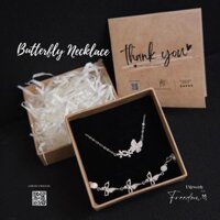 𝐓𝐀𝐉𝐞𝐰𝐞𝐥𝐫𝐲 |𝐍𝐄𝐖 𝐀𝐑𝐑𝐈𝐕𝐀𝐋𝐒: Butterfly Necklace S925 + Đá Cubic Zirconia