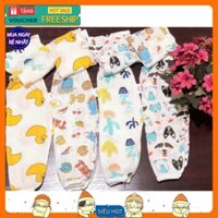 [𝑯𝒂̀𝒏𝒈 𝑳𝒐𝒂̣𝒊 1 - 𝑮𝒊𝒂́ 𝑺𝒊̉] Sét 10 Quần Chục Dài Cotton Giấy Cho Bé Từ 4-14kg - Quần Áo Sơ Sinh Đẹp