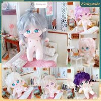 ☢ 1 búp bê nhồi bông Kawaii 20cm hình thần tượng không có thuộc tính búp bê tóc xoăn biết khóc có thể thay quần áo quà tặng