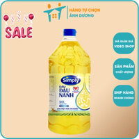 [ 1 Chai] Dầu Ăn Simply Đậu Nành 2L