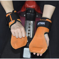 -1 Đôi găng tay chính hãng VALEO Găng Tay Da Bò Tập Gym - Lifting Grips ( Lót Tay & Kéo Lưng )