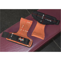 -1 Đôi Găng Tay Da Bò Thô(DA LỘN) thương hiệu VALEO Găng Tay Tập Gym- Dây Kéo Lưng- Lifting Grips ( Lót Tay & Kéo Lưng )