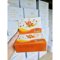( 1 Hộp )Bột Trà Hòa Tan Emo Vị Cam  - hỗ trợ lấy lại vóc dáng ( có che tên )