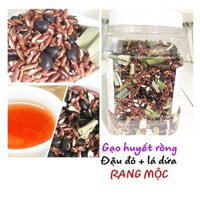 ( 1 KG ) GẠO HUYẾT RỒNG ĐẬU ĐỎ RANG MỘC