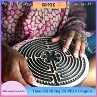 () 1 Mê Cung Bằng Gỗ Mê Cung Ngón Tay Mê Cung Bằng Gỗ Dụng Cụ Chánh Niệm Và Trang Trí Hàm Răng Để Thiền Và Cầu Nguyện, M