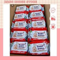 [ 1 Thùng 50 Gói ] Khăn ướt cao cấp BaBy wipes 80g.