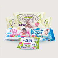 [ 1 THÙNG] Giấy ướt Nhật Life do Plus 99,9% nước tinh khiết, không cồn, không mùi, không paraben, an toàn tuyệt đối