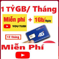 [ 1 TỶ GB ] SIM 4G 5G MOBIFONE 12CAR80 MIỄN PHÍ 1 NĂM VÀO MẠNG XEM PHIM LƯỚT VIDEO YOUTUT TẸT GA