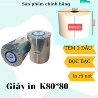 [ 10 cuộn]Giấy In Bill K80x80 mm - Giấy In Hóa Đơn k80 Đường Kính 80mm - Giấy In Bill Cuộn Lớn K80X80 Giấy In Nhiệt