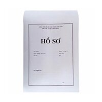 [ 100 CÁI] BÌA HỒ SƠ XIN VIỆC MÀU TRẮNG 80GSM. KHỔ F4. VI TÍNH QUỐC DUY