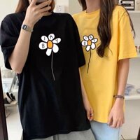 [ 100% Cotton T-Shirt ] Áo Phông Hoa Cúc mẫu mới